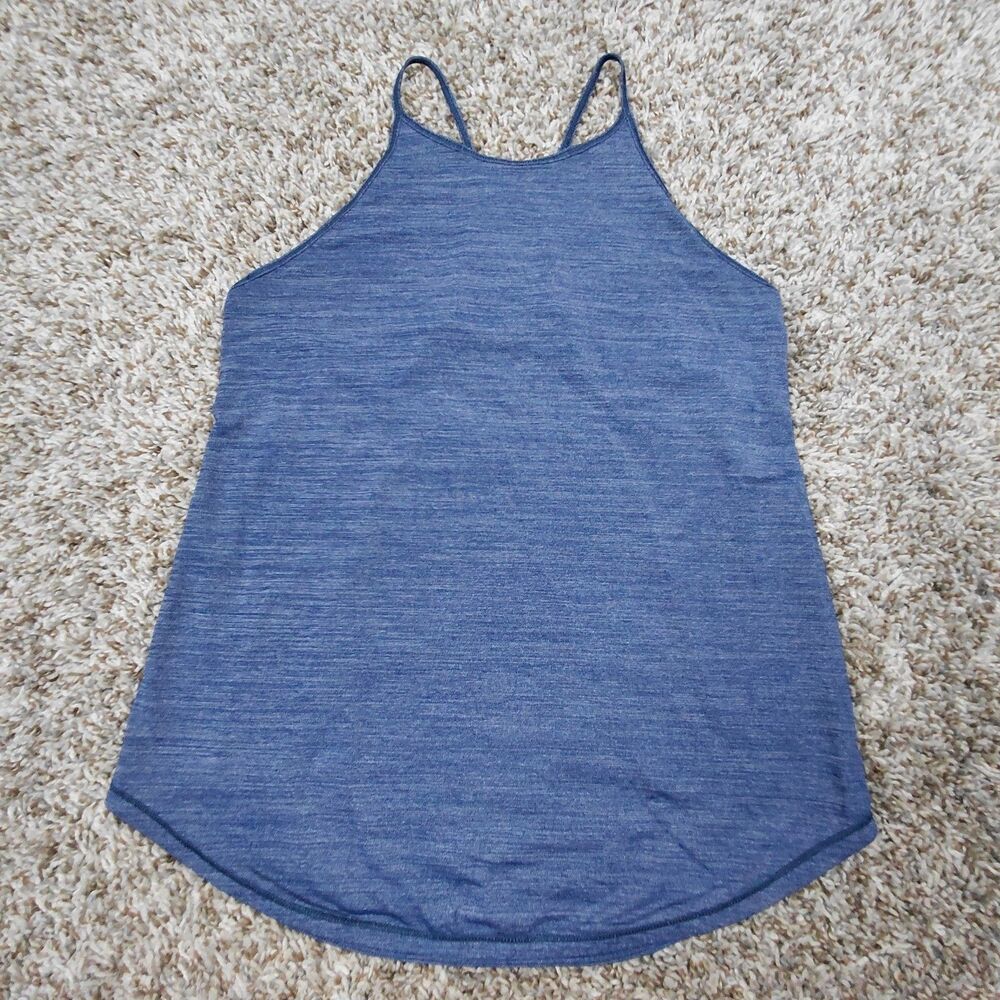 Lululemon Tank Top Shirt Womens Size 4 Heather Purple Strap Gym Yoga Athleisure